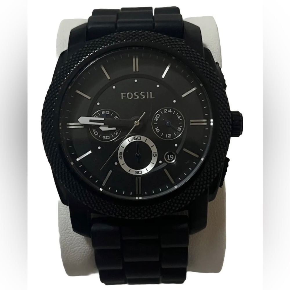 Fossil men’s Chronograph  Watch With Silicone Band.